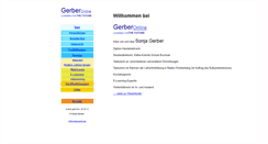 Desktop Screenshot of gerberonline.de